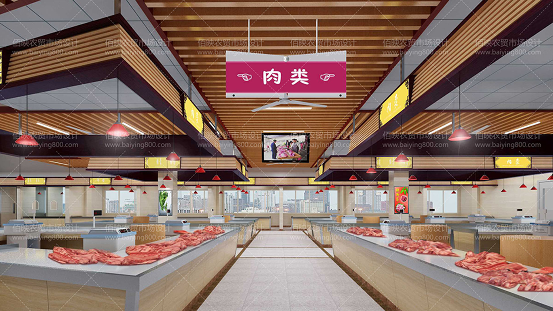 菜市場提升改造，整體風格煥然一新